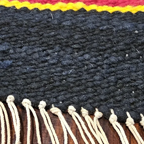 Vintage Woven Wool Hall Hanging - Picture 6 of 12